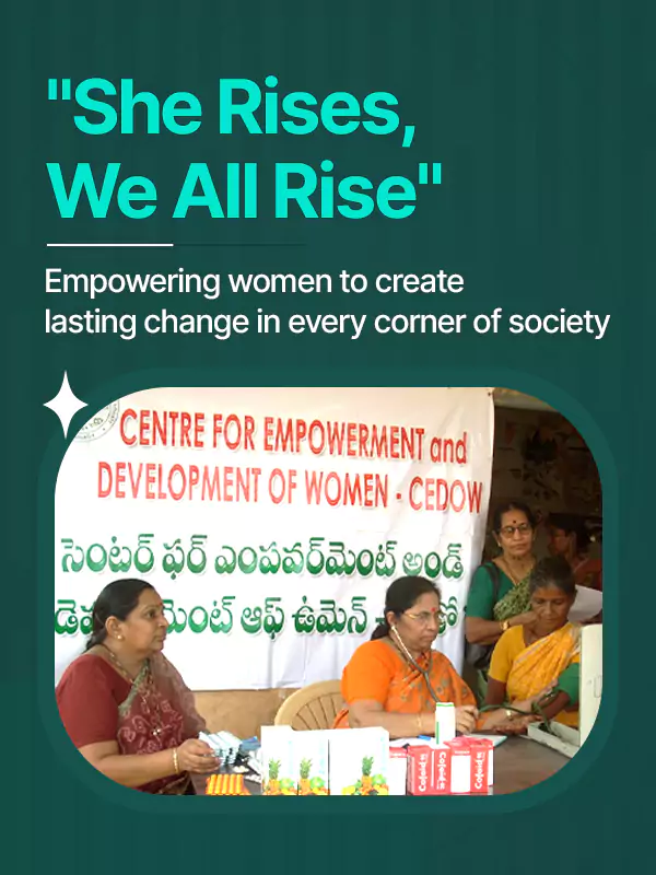 She rises we all rise mobile banner