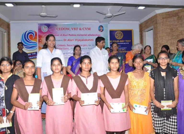 Presenting Scholarships to the Meritorious Girl Students in Govt Schools & Colleges